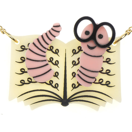 Bookworm Necklace