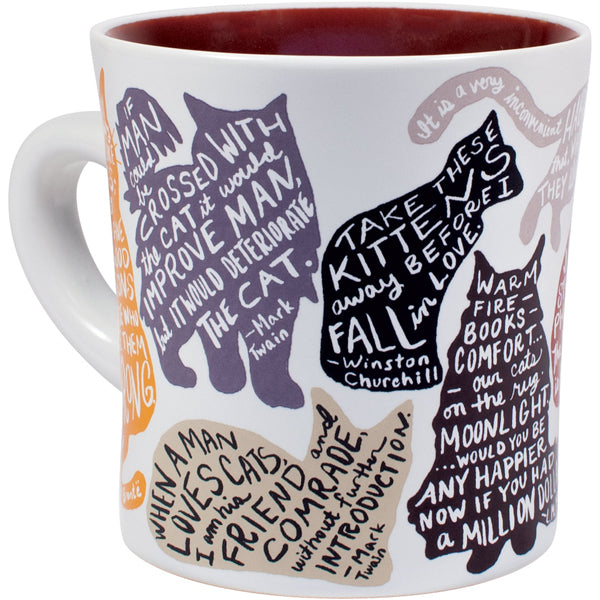 Literary Cat Mug