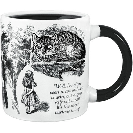 Disappearing Cheshire Cat Mug
