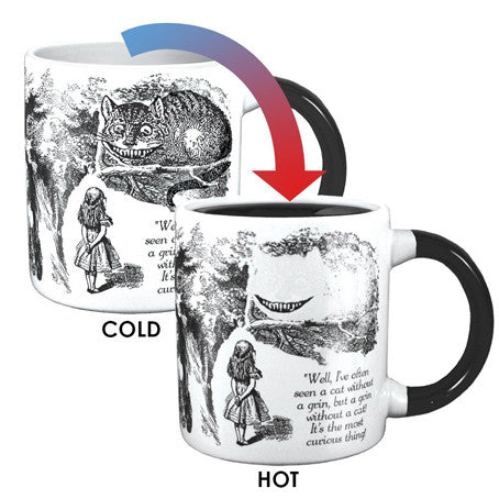 Disappearing Cheshire Cat Mug