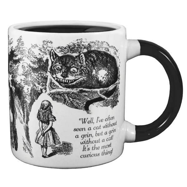 Disappearing Cheshire Cat Mug
