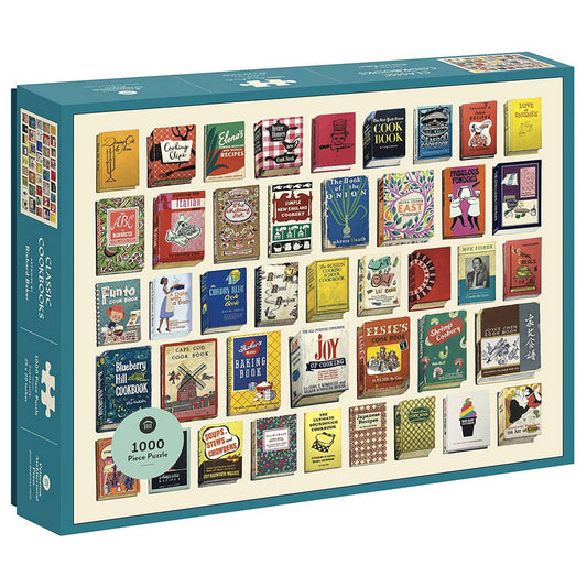 Classic Cookbooks 1000-Piece Jigsaw Puzzle