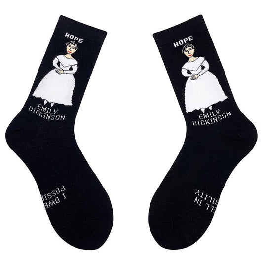 Emily Dickinson Socks