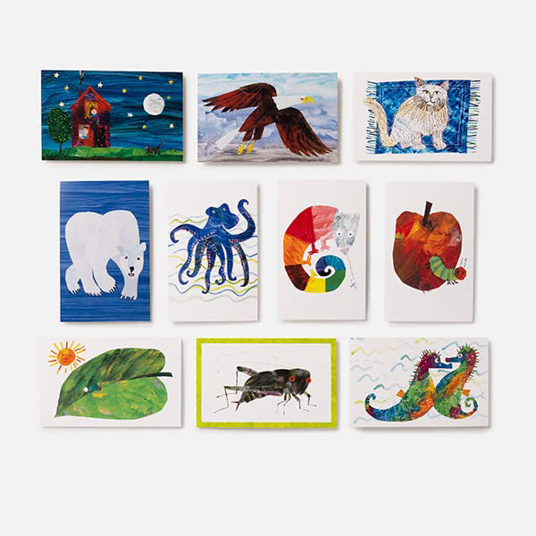 Eric Carle's Box of Wonders: 100 Colourful Postcards