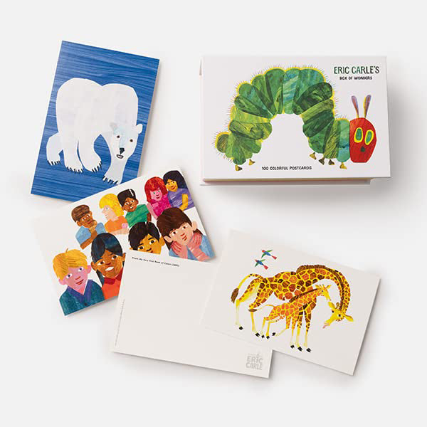 Eric Carle's Box of Wonders: 100 Colourful Postcards