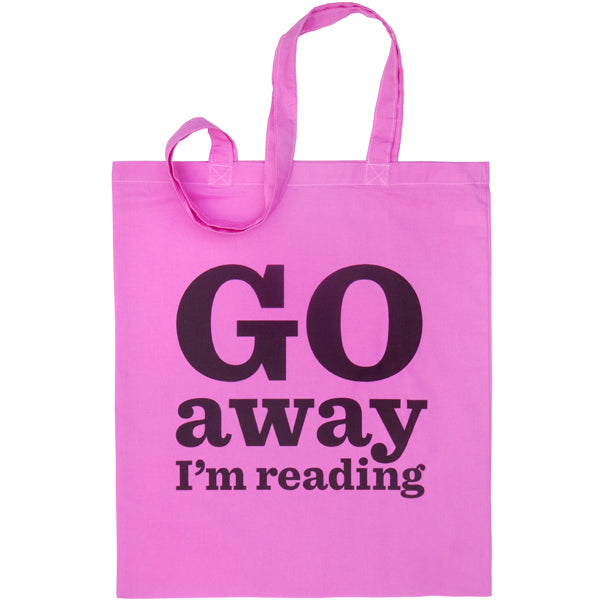 Go Away I'm Reading Bag