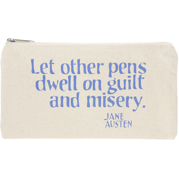 Jane Austen Writerly Quote Pencil Case