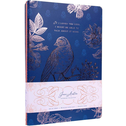 Jane Austen Sewn Notebook Collection - Set of 3
