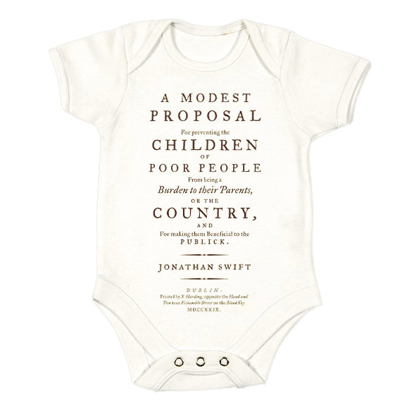 A Modest Proposal Babygro