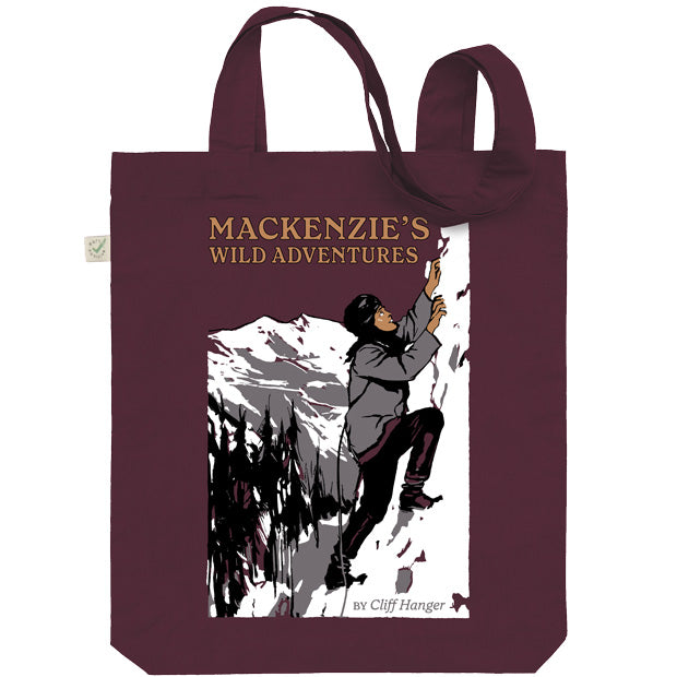 Personalised Book Cover Tote - Mountain Adventure