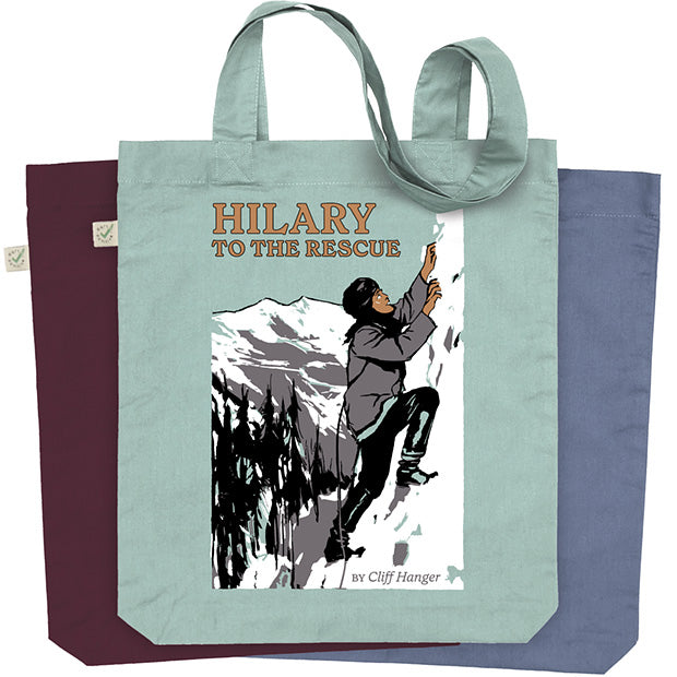 Personalised Book Cover Tote - Mountain Adventure