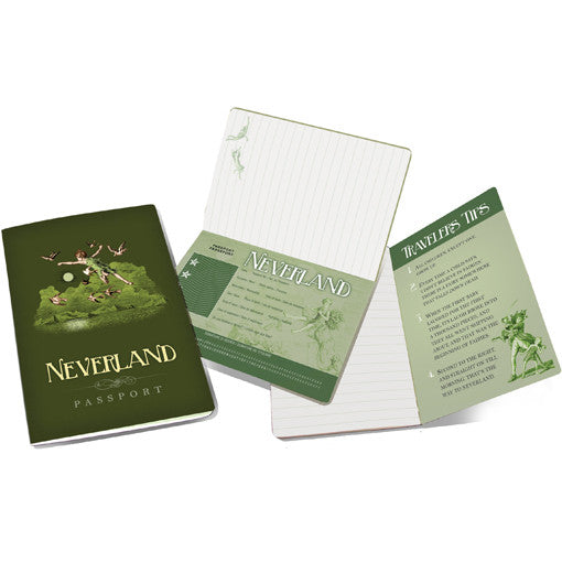Neverland Passport Pocket Notebook