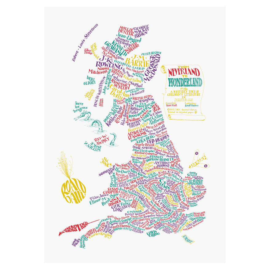 From Neverland to Wonderland: A Map of Children's Literature in Britain