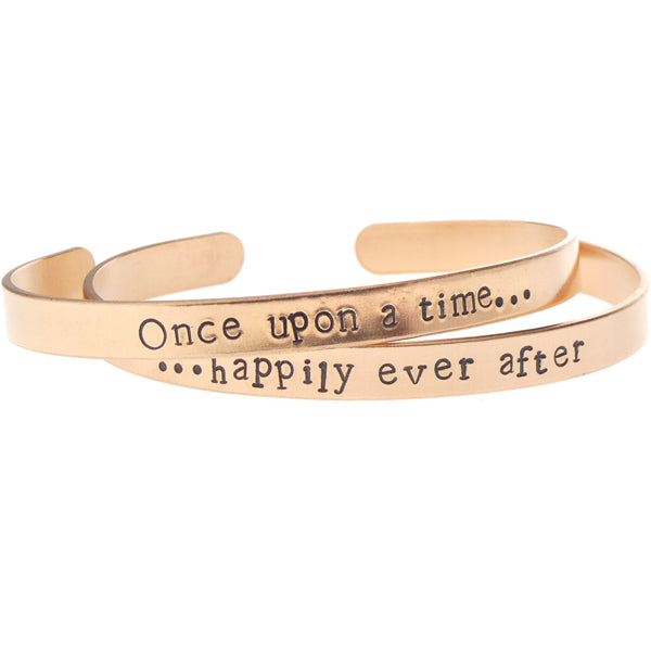'Once Upon A Time ... Happily Ever After' Bangle Set