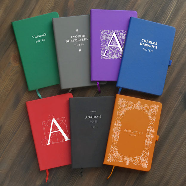 Personalised Notebook - Serif Font with Ornaments