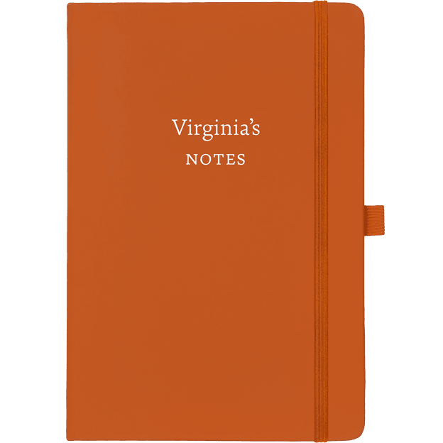 Personalised Notebook - Serif Font