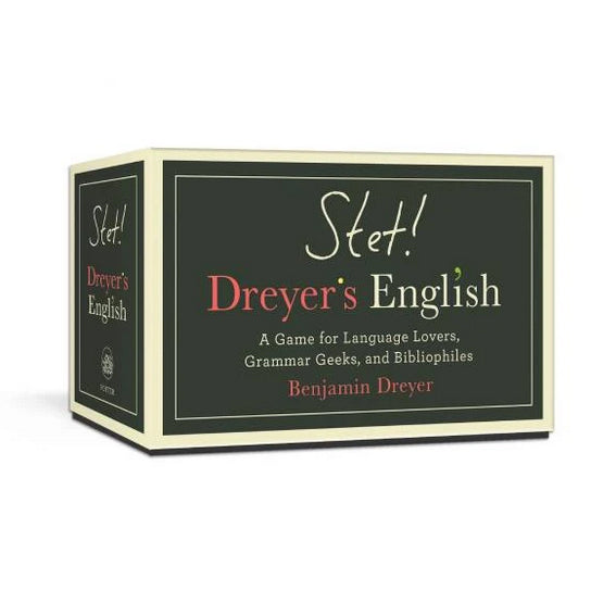 STET! Dreyer's Game of English