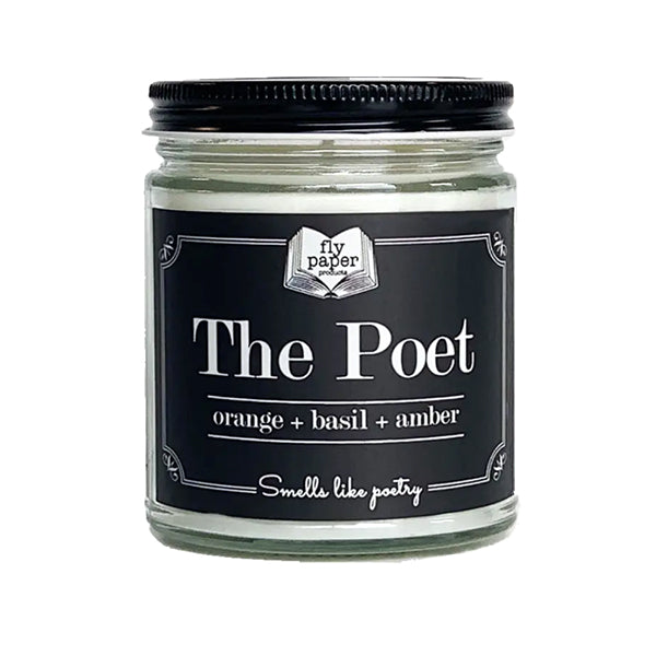 The Poet Glass Jar Candle