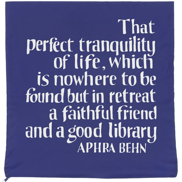 Aphra Behn Library Cushion Cover