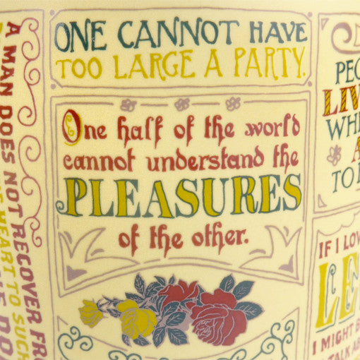 Jane Austen Quotations Mug