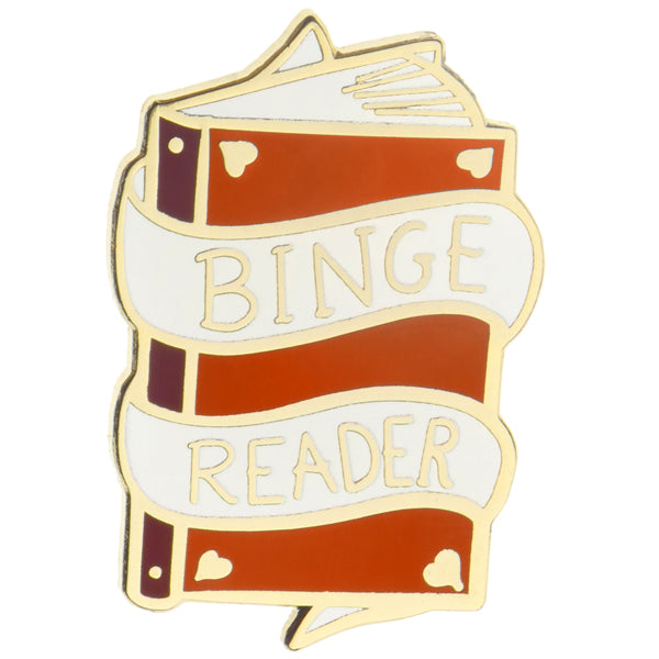 Binge Reader Lapel Pin