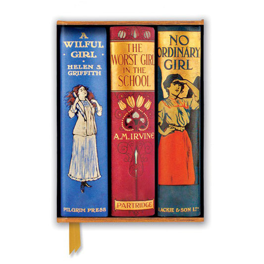 Book Spines Great Girls Notebook