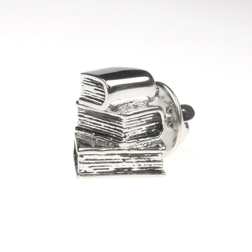 Stack of Books Lapel Pin