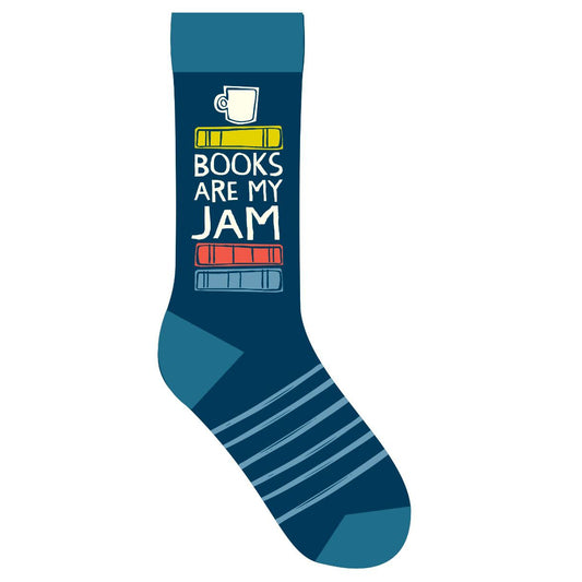 Books Are My Jam Socks