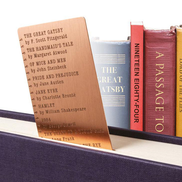 Bucket List Bookmark The Literary Gift Company
