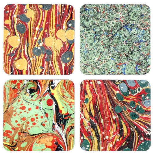 Endpaper Coasters - Set Of 4