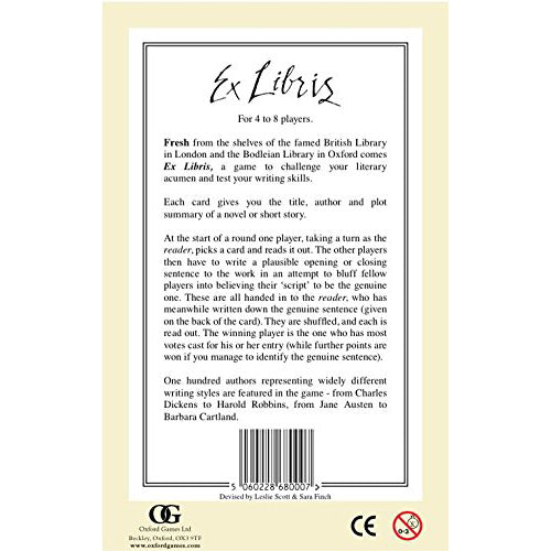 Ex Libris - The Game of First Lines and Last Words