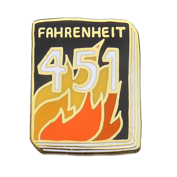 Fahrenheit 451 Enamel Pin