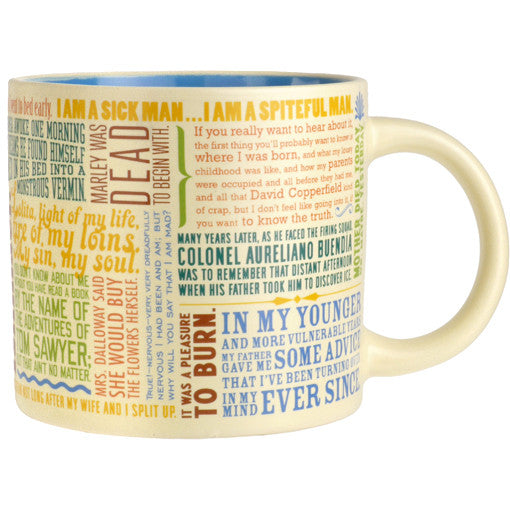 First Lines in Literature Mug