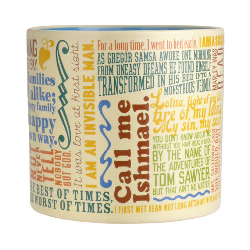 First Lines in Literature Mug