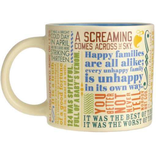 First Lines in Literature Mug