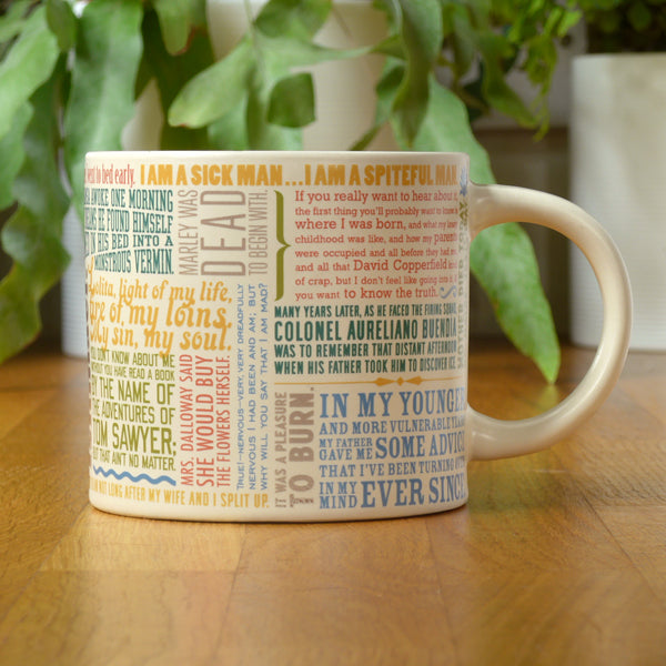 First Lines in Literature Mug
