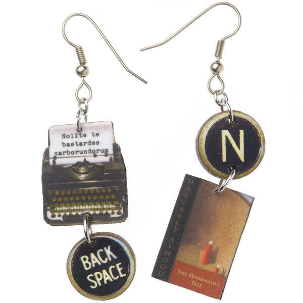 The Handmaid's Tale Typewriter Earrings