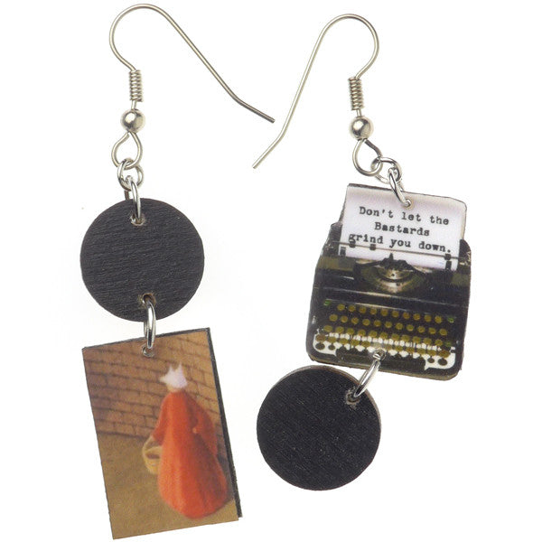 The Handmaid's Tale Typewriter Earrings