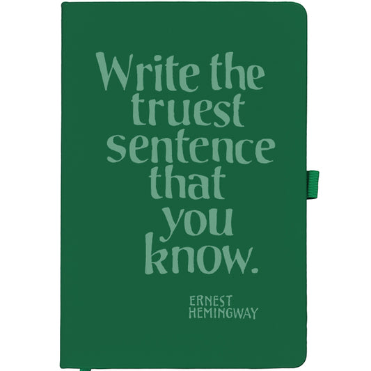 Ernest Hemingway Writerly Quote Notebook