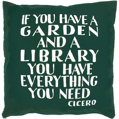 Cicero Library Cushion Cover Green