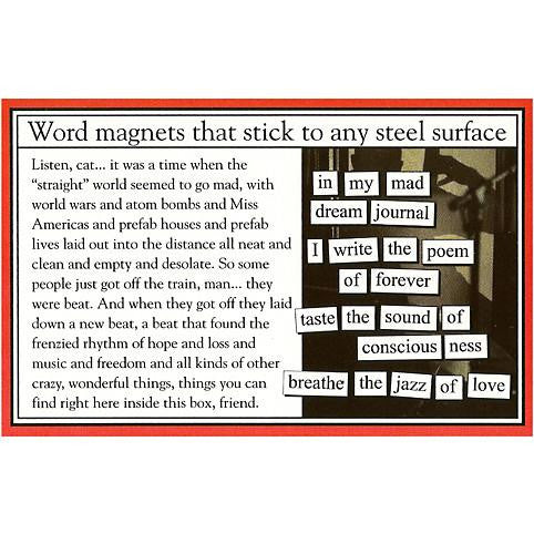 Magnetic Poetry - Beat Poet Edition