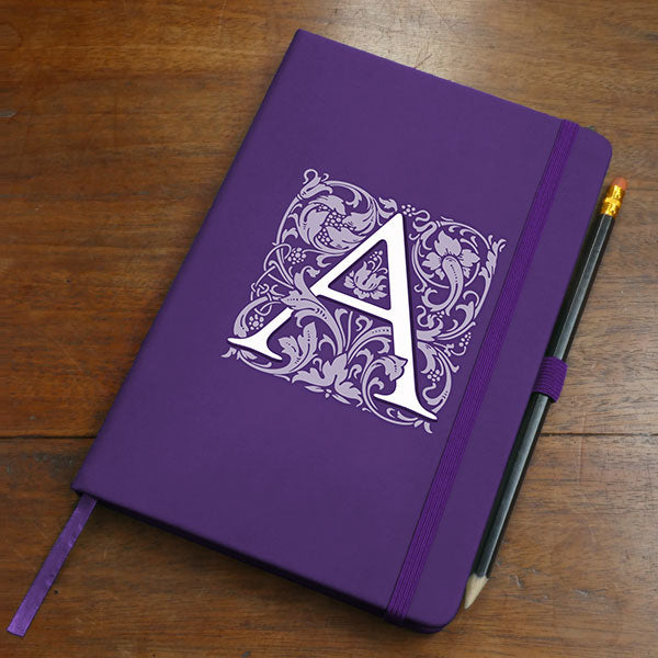 Personalised Notebook - Decorated Initial