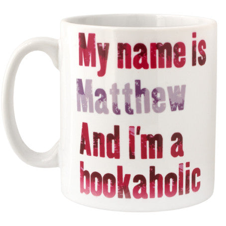 Personalised Bookaholic Mug