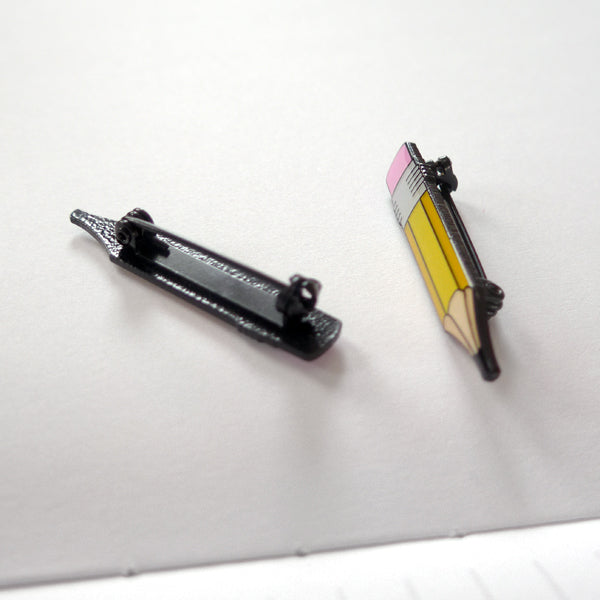 HB Pencil Enamel Pin