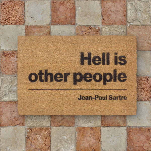 Jean-Paul Sartre Doormat
