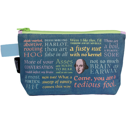 Shakespearean Insults Zipped Pouch