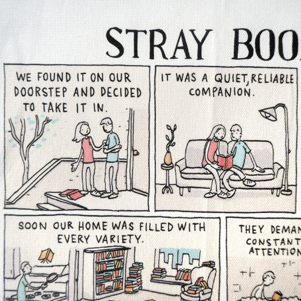 Stray Books - Grant Snider Tea Towel